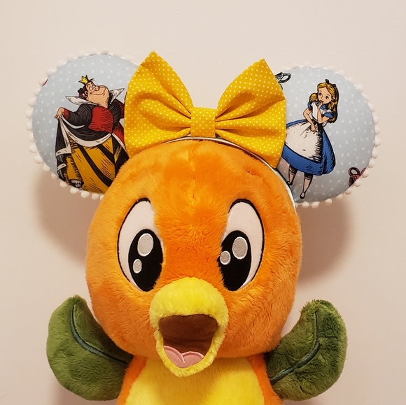 🆕️💙 Alice in Wonderland Mouse Ears Queen of Hearts, Cheshire, Mad Hatte - Picture 8 of 8